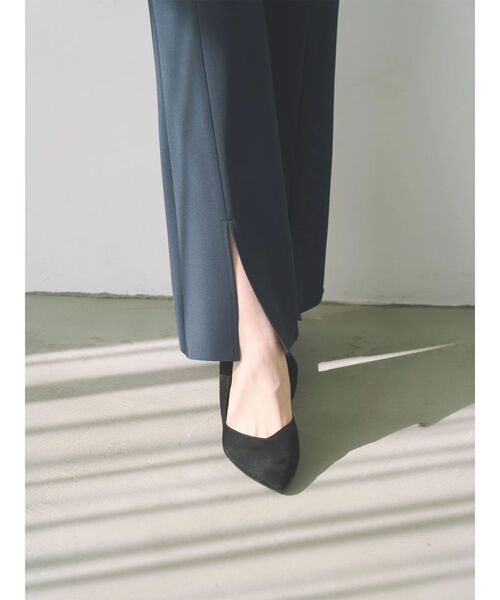 TONAL（トーナル）の「360°ストレッチスリムフレアパンツ（その他パンツ・レディース・ネイビー/ブラック/オフホワイト・MEDIUM/SMALL/LARGE）」の16枚目の写真