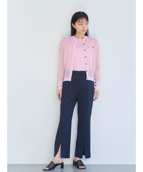 TONAL（トーナル）の「360°ストレッチスリムフレアパンツ（その他パンツ・レディース・ネイビー/ブラック/オフホワイト・MEDIUM/SMALL/LARGE）」の19枚目の写真