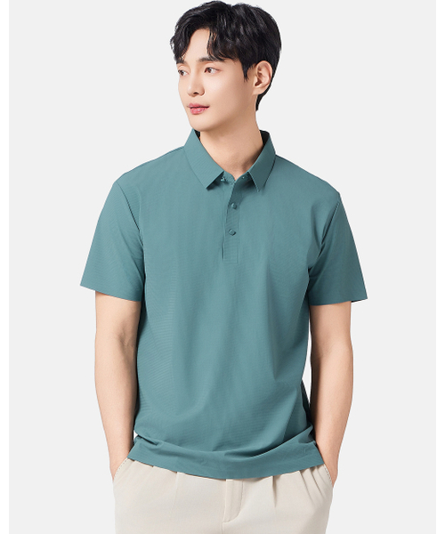 CORALIAN（コラリアン）の「アイスウェーブ ポロTシャツ ブルーグリーン（ポロシャツ・メンズ・その他・M/L/2XL/XL）」の3枚目の写真