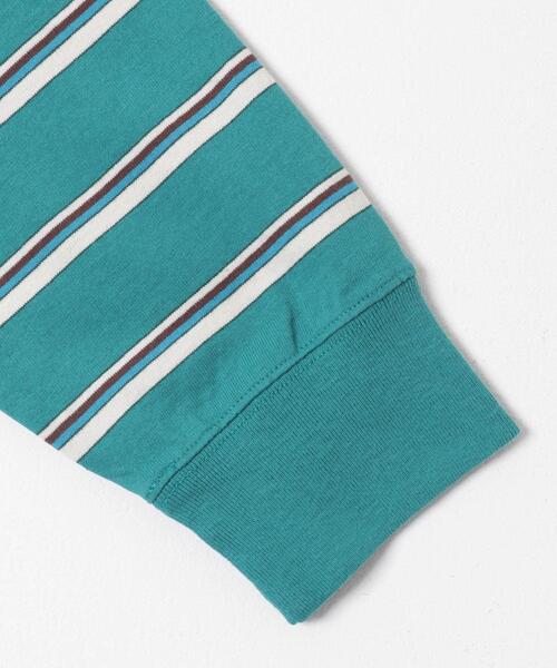 URBAN RESEARCH Sonny Label（アーバンリサーチサニーレーベル）の「マルチボーダーラガーシャツ（Tシャツ/カットソー・レディース・グリーン系その他/ブルー系その他/ピンク系その他・FREE）」の12枚目の写真