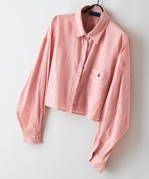 BEVERLY HILLS POLO CLUB（ビバリーヒルズポロクラブ）の「【BEVERLY HILLS POLO CLUB/ビバリーヒルズポロクラブ】楊柳素材 ワイドシルエットシャツ（シャツ/ブラウス）」