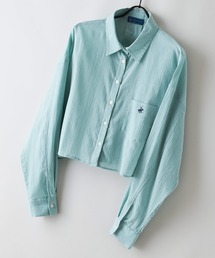 BEVERLY HILLS POLO CLUB（ビバリーヒルズポロクラブ）の「【BEVERLY HILLS POLO CLUB/ビバリーヒルズポロクラブ】楊柳素材 ワイドシルエットシャツ（シャツ/ブラウス）」