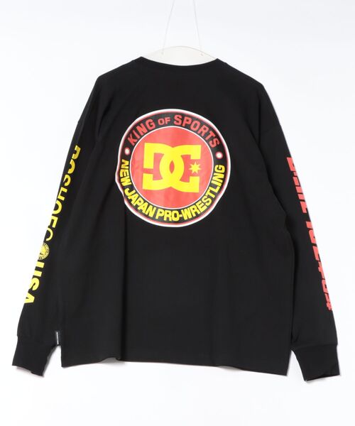 DC SHOES(ディーシーシューズ)の「【DC SHOES × 新日本プロレス】NJPW LS メンズ ロンT 長袖Tシャツ【2026年春夏モデル】/コラボモデルバックプリントロンT(Tシャツ/カットソー・メンズ・ブラック・MEDIUM/LARGE/X-LARGE)」の8枚目の写真