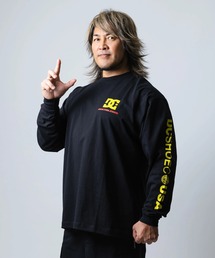 【DC SHOES × 新日本プロレス】NJPW LS メンズ ロンT 長袖Tシャツ【2026年春夏モデル】/コラボモデルバックプリントロンT