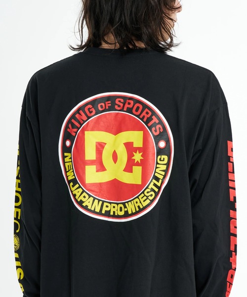 DC SHOES(ディーシーシューズ)の「【DC SHOES × 新日本プロレス】NJPW LS メンズ ロンT 長袖Tシャツ【2026年春夏モデル】/コラボモデルバックプリントロンT(Tシャツ/カットソー・メンズ・ブラック・MEDIUM/LARGE/X-LARGE)」の3枚目の写真