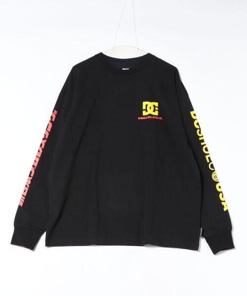 DC SHOES(ディーシーシューズ)の「【DC SHOES × 新日本プロレス】NJPW LS メンズ ロンT 長袖Tシャツ【2026年春夏モデル】/コラボモデルバックプリントロンT(Tシャツ/カットソー・メンズ・ブラック・MEDIUM/LARGE/X-LARGE)」の2枚目の写真