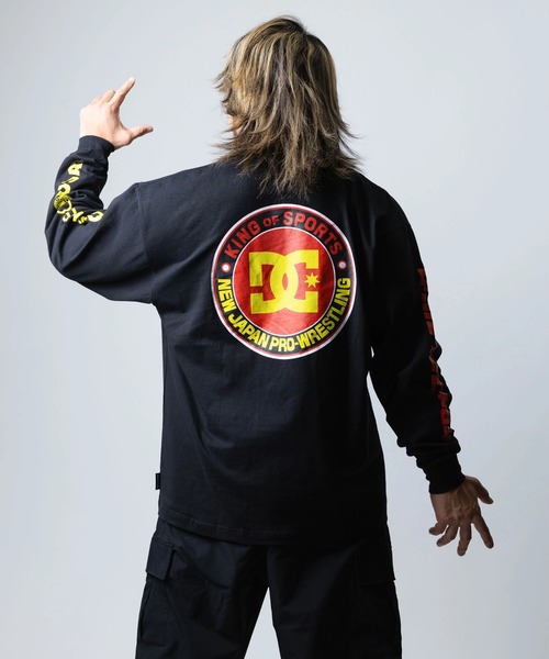 DC SHOES(ディーシーシューズ)の「【DC SHOES × 新日本プロレス】NJPW LS メンズ ロンT 長袖Tシャツ【2026年春夏モデル】/コラボモデルバックプリントロンT(Tシャツ/カットソー・メンズ・ブラック・MEDIUM/LARGE/X-LARGE)」の7枚目の写真