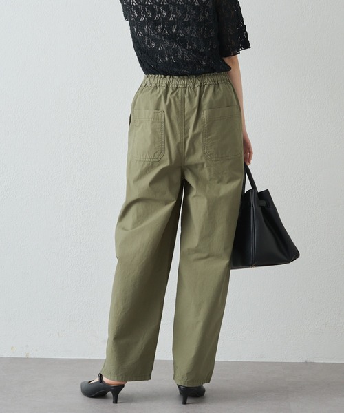 PUAL CE CIN（ピュアルセシン）の「高密度コットン製品染コクーンパンツ（その他パンツ・レディース・イエロー/ピンク/カーキ/ブラック・LARGE/MEDIUM）」の18枚目の写真