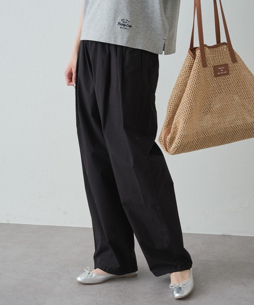 PUAL CE CIN(ピュアルセシン)の「高密度コットン製品染コクーンパンツ(その他パンツ・レディース・イエロー/ピンク/カーキ/ブラック・LARGE/MEDIUM)」の22枚目の写真
