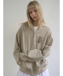 Kijun（キジュン）の「Dusty Zip-Up Hoodie Sand（パーカー）」