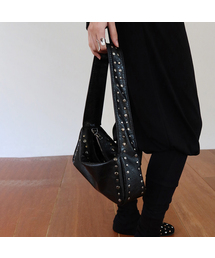 m.m.m（ムー）の「スタッドミニショルダーバッグ (2カラー)（ショルダーバッグ）」