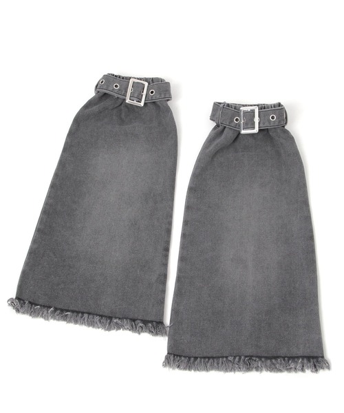 repipi armario（レピピ アルマリオ）の「デニムフリンジニーカバー（ソックス/靴下・キッズ・カモフラージュ/ブラック/ブルー・FREE）」の14枚目の写真