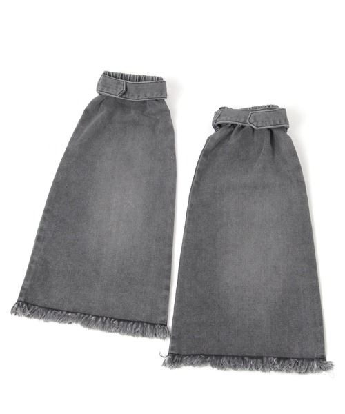 repipi armario（レピピ アルマリオ）の「デニムフリンジニーカバー（ソックス/靴下・キッズ・カモフラージュ/ブラック/ブルー・FREE）」の15枚目の写真