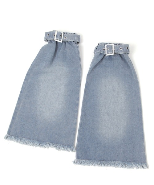 repipi armario（レピピ アルマリオ）の「デニムフリンジニーカバー（ソックス/靴下・キッズ・カモフラージュ/ブラック/ブルー・FREE）」の21枚目の写真