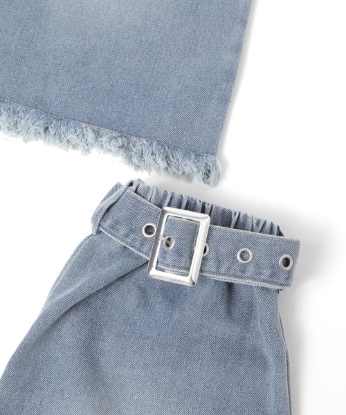 repipi armario（レピピ アルマリオ）の「デニムフリンジニーカバー（ソックス/靴下・キッズ・カモフラージュ/ブラック/ブルー・FREE）」の22枚目の写真