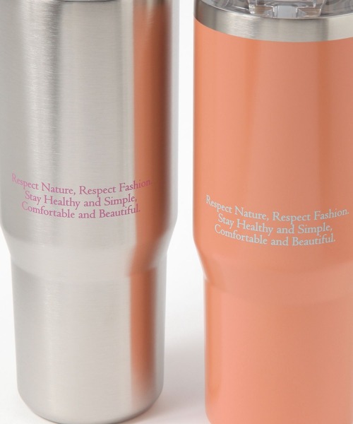 BAYFLOW（ベイフロー）の「[保冷・保温]BF TYPOストロー付きの2WAYステンレスタンブラー820ml（グラス/マグカップ/タンブラー・レディース・パープル/オレンジ/ホワイト/ライトグレー/グリーン・0）」の15枚目の写真