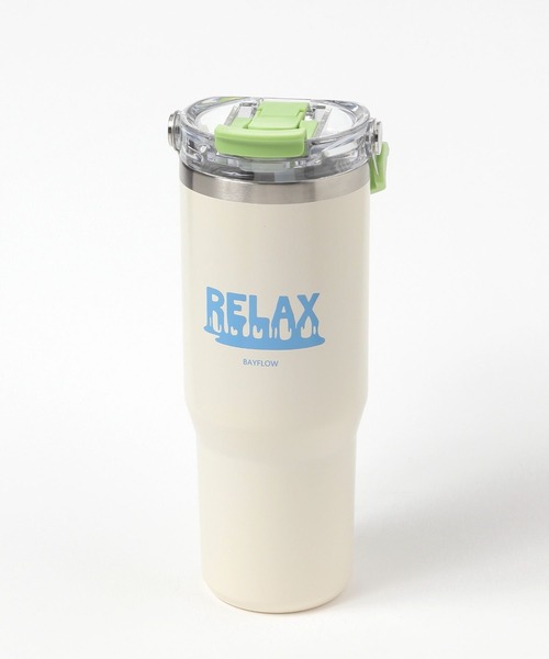 BAYFLOW（ベイフロー）の「[保冷・保温]BF TYPOストロー付きの2WAYステンレスタンブラー820ml（グラス/マグカップ/タンブラー・レディース・パープル/オレンジ/ホワイト/ライトグレー/グリーン・0）」の21枚目の写真