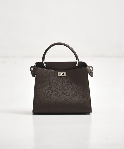 michino（ミチノ）の「【michino/ミチノ】LUTECE MINI/ルテス/ハンドバッグ/ショルダーバッグ（ハンドバッグ・レディース・ベージュ/アイボリー/ブラウン・FREE）」の3枚目の写真