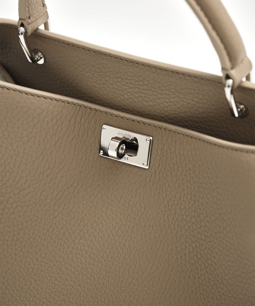 michino（ミチノ）の「【michino/ミチノ】LUTECE MINI/ルテス/ハンドバッグ/ショルダーバッグ（ハンドバッグ・レディース・ベージュ/アイボリー/ブラウン・FREE）」の8枚目の写真