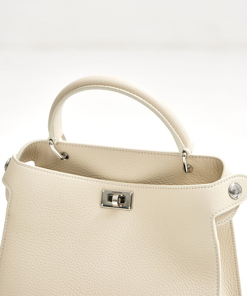 michino（ミチノ）の「【michino/ミチノ】LUTECE MINI/ルテス/ハンドバッグ/ショルダーバッグ（ハンドバッグ・レディース・ベージュ/アイボリー/ブラウン・FREE）」の14枚目の写真