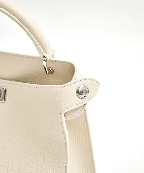 michino（ミチノ）の「【michino/ミチノ】LUTECE MINI/ルテス/ハンドバッグ/ショルダーバッグ（ハンドバッグ・レディース・ベージュ/アイボリー/ブラウン・FREE）」の16枚目の写真
