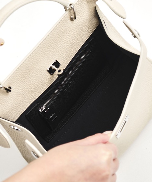 michino（ミチノ）の「【michino/ミチノ】LUTECE MINI/ルテス/ハンドバッグ/ショルダーバッグ（ハンドバッグ・レディース・ベージュ/アイボリー/ブラウン・FREE）」の17枚目の写真