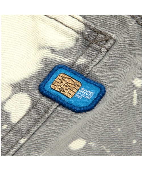 AAPE BY A BATHING APE(エーエイプバイアベイシングエイプ)の「AAPE DENIM SHORTS(デニムパンツ・メンズ・グレー系その他4・X-LARGE/SMALL/MEDIUM/LARGE)」の5枚目の写真