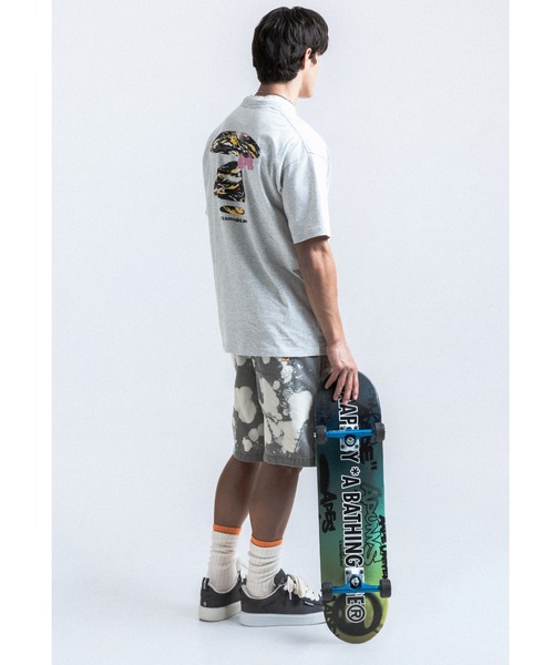 AAPE BY A BATHING APE(エーエイプバイアベイシングエイプ)の「AAPE DENIM SHORTS(デニムパンツ・メンズ・グレー系その他4・X-LARGE/SMALL/MEDIUM/LARGE)」の6枚目の写真