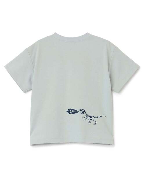 kladskap(クレードスコープ)の「蓄光プリント地層と化石半袖Tシャツ【接触冷感・速乾】(Tシャツ/カットソー・キッズ・ライトグレー/オフホワイト・130cm/120cm/100cm/90cm/110cm)」の18枚目の写真