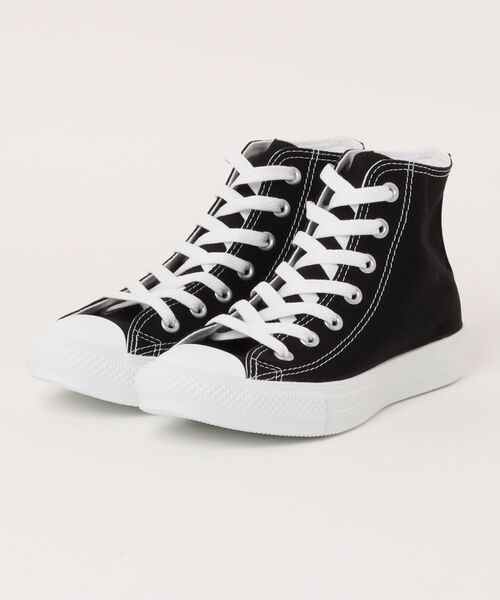 CONVERSE（コンバース）の「《CONVERSE》ALL STAR LIGHT HI オールスター　ライト　ＨＩ（スニーカー・メンズ・ブラック×ホワイト/ホワイト×ホワイト/ブラック×ブラック・23.0cm/23.5cm/24.0cm/24.5cm/25.0cm/25.5cm/26.0cm/26.5cm/27.0cm/27.5cm/28.0cm/22.5cm）」の3枚目の写真