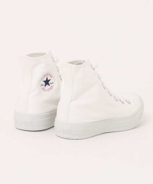 CONVERSE（コンバース）の「《CONVERSE》ALL STAR LIGHT HI オールスター　ライト　ＨＩ（スニーカー・メンズ・ブラック×ホワイト/ホワイト×ホワイト/ブラック×ブラック・23.0cm/23.5cm/24.0cm/24.5cm/25.0cm/25.5cm/26.0cm/26.5cm/27.0cm/27.5cm/28.0cm/22.5cm）」の5枚目の写真