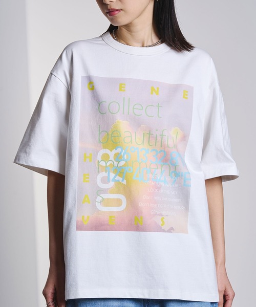 ROSE BUD(ローズバッド)の「(GENE HEAVENS)NEON PHOTO TEE(Tシャツ/カットソー・レディース・チャコールグレー/オフホワイト・ONE SIZE)」の10枚目の写真