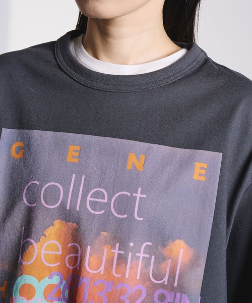 ROSE BUD(ローズバッド)の「(GENE HEAVENS)NEON PHOTO TEE(Tシャツ/カットソー・レディース・チャコールグレー/オフホワイト・ONE SIZE)」の18枚目の写真
