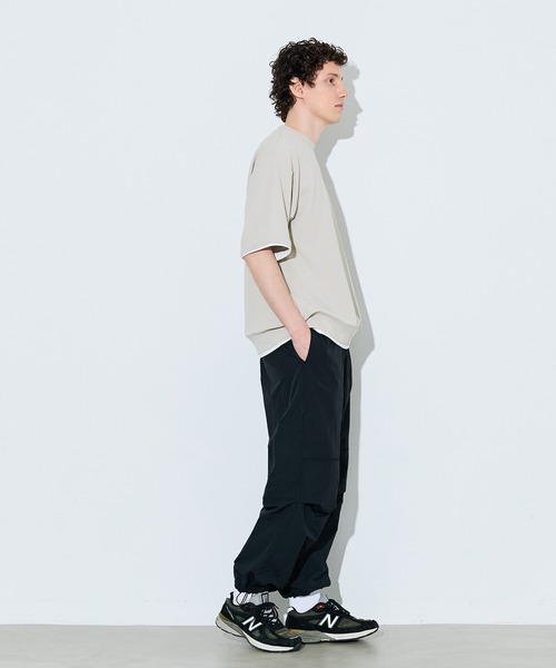 coca（coca）（コカ）の「エンボスレイヤード風トップス（Tシャツ/カットソー・メンズ・ダークグリーン/ホワイト/ライトグレー/ブラック・L/XL/M）」の9枚目の写真
