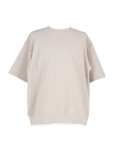coca（coca）（コカ）の「エンボスレイヤード風トップス（Tシャツ/カットソー・メンズ・ダークグリーン/ホワイト/ライトグレー/ブラック・L/XL/M）」の21枚目の写真