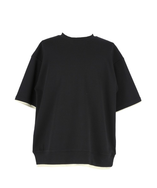 coca（coca）（コカ）の「エンボスレイヤード風トップス（Tシャツ/カットソー・メンズ・ダークグリーン/ホワイト/ライトグレー/ブラック・L/XL/M）」の22枚目の写真