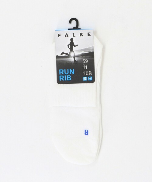 FALKE(ファルケ)の「<FALKE> RUN RIB SHORT SOCKS/ショート ソックス(ソックス/靴下・メンズ・ブラック/ホワイト/ダークグリーン/ライトグレー・39/41)」の1枚目の写真