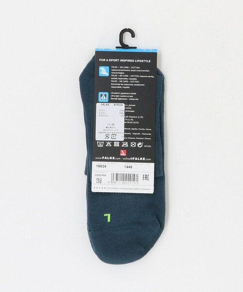 FALKE(ファルケ)の「<FALKE> RUN RIB SHORT SOCKS/ショート ソックス(ソックス/靴下・メンズ・ブラック/ホワイト/ダークグリーン/ライトグレー・39/41)」の5枚目の写真