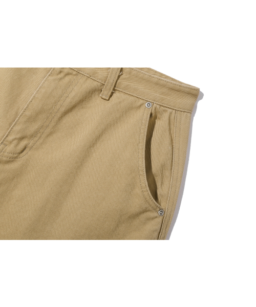 BASEMOMENT(ベースモーメント)の「シンチバックカーブドウォッシングツイルパンツベージュ(その他パンツ・メンズ・その他・M/L/XL)」の5枚目の写真