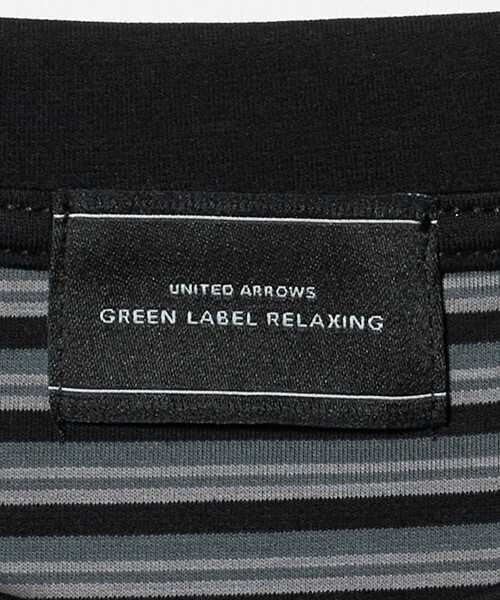 green label relaxing(グリーンレーベルリラクシング)の「ポンチ ボーダー クルーネック 半袖 Tシャツ カットソー(Tシャツ/カットソー・メンズ・ライトグレー/ブラック・S/XL/L/M)」の20枚目の写真