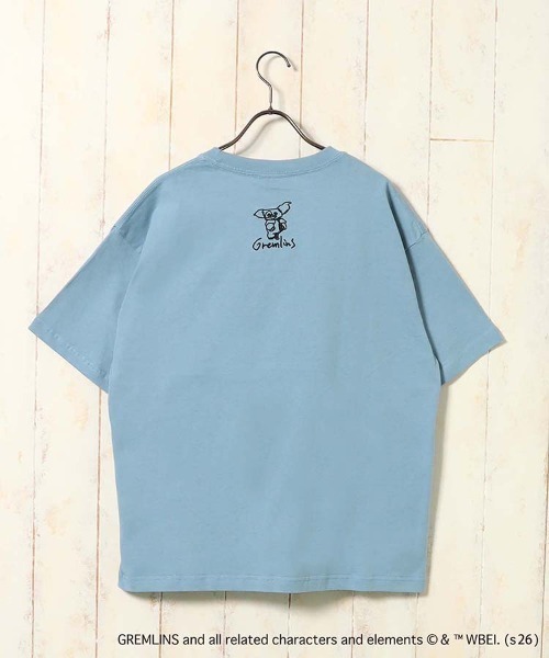 Bleu Bleuet(ブルーブルーエ)の「グレムリンフォト刺繍プリントTシャツ(Tシャツ/カットソー・レディース・ブルーグレー/ブラック/ホワイト・L/M)」の13枚目の写真