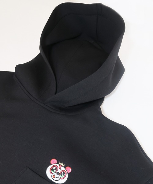 CULLNI（クルニ）の「AOYAMA TETSUJI Collaboration Embroidered Hoodie（パーカー・メンズ・グレイッシュベージュ/ブラック・1/2/0）」の3枚目の写真