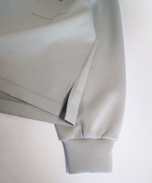 CULLNI（クルニ）の「AOYAMA TETSUJI Collaboration Embroidered Hoodie（パーカー・メンズ・グレイッシュベージュ/ブラック・1/2/0）」の8枚目の写真