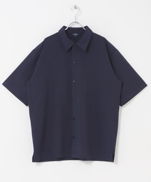 ITEMS URBANRESEARCH(アイテムズ アーバンリサーチ)の「2wayストレッチスナップ半袖シャツ(シャツ/ブラウス・メンズ・ベージュ/ネイビー/グレー/ブラック・MEDIUM/LARGE)」の22枚目の写真