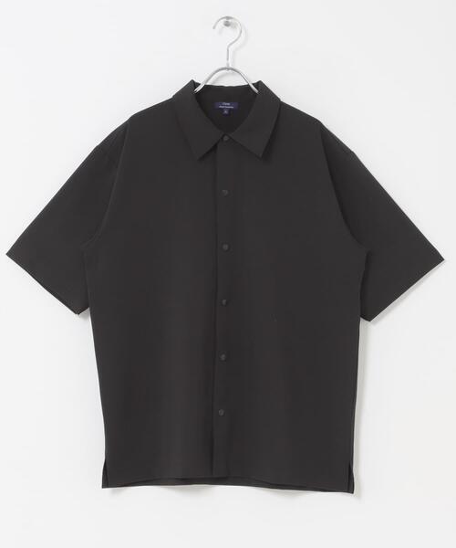 ITEMS URBANRESEARCH(アイテムズ アーバンリサーチ)の「2wayストレッチスナップ半袖シャツ(シャツ/ブラウス・メンズ・ベージュ/ネイビー/グレー/ブラック・MEDIUM/LARGE)」の6枚目の写真