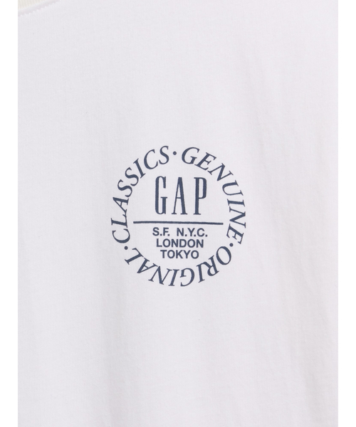 GAP（ギャップ）の「リラックスフィット グラフィック ロゴTシャツ (キッズ)（Tシャツ/カットソー・キッズ・オフホワイト/ライトブルー/ブラック・160cm/150cm/140cm/130cm/120cm/110cm）」の8枚目の写真