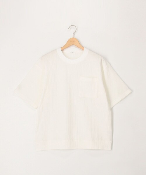 NOLLEY'S LIGHT(ノーリーズライト)の「《吸水速乾》PERFECTEXドライワッフル クルーネック Tシャツ(Tシャツ/カットソー・メンズ・ホワイト/グレー・L/M)」の20枚目の写真