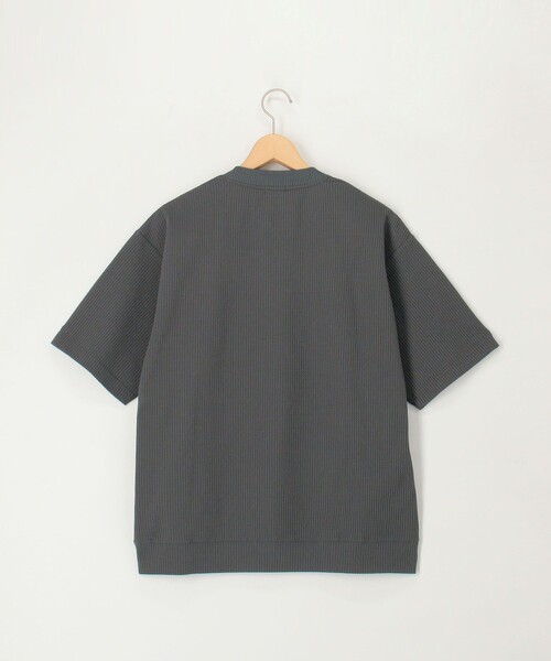 NOLLEY'S LIGHT(ノーリーズライト)の「《吸水速乾》PERFECTEXドライワッフル クルーネック Tシャツ(Tシャツ/カットソー・メンズ・ホワイト/グレー・L/M)」の9枚目の写真