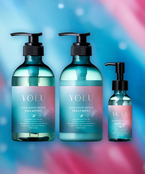 シャンプー　トリートメント　ヘアオイルセット　新品 セール】【数量限定】 YOLU ヨル トリーツ サマー ナイトリペア