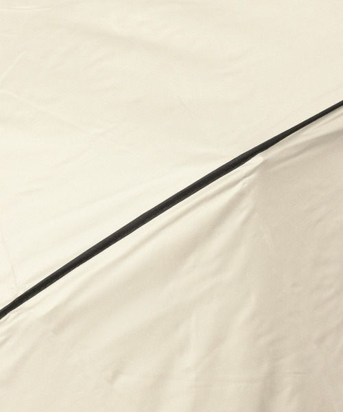 Me%（ミィパーセント）の「【晴雨兼用】パイピングminiカサ 622552（折りたたみ傘・レディース・ゴールド/ピンク/ブラック・FREE）」の10枚目の写真